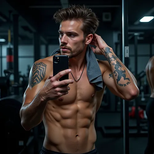 AI photo template with professional background